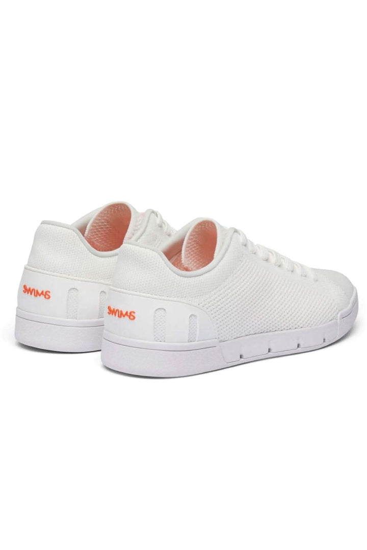 Chaussures tricot Breeze Tennis blanches pour hommes, légères et respirantes, conçues pour le confort et l&