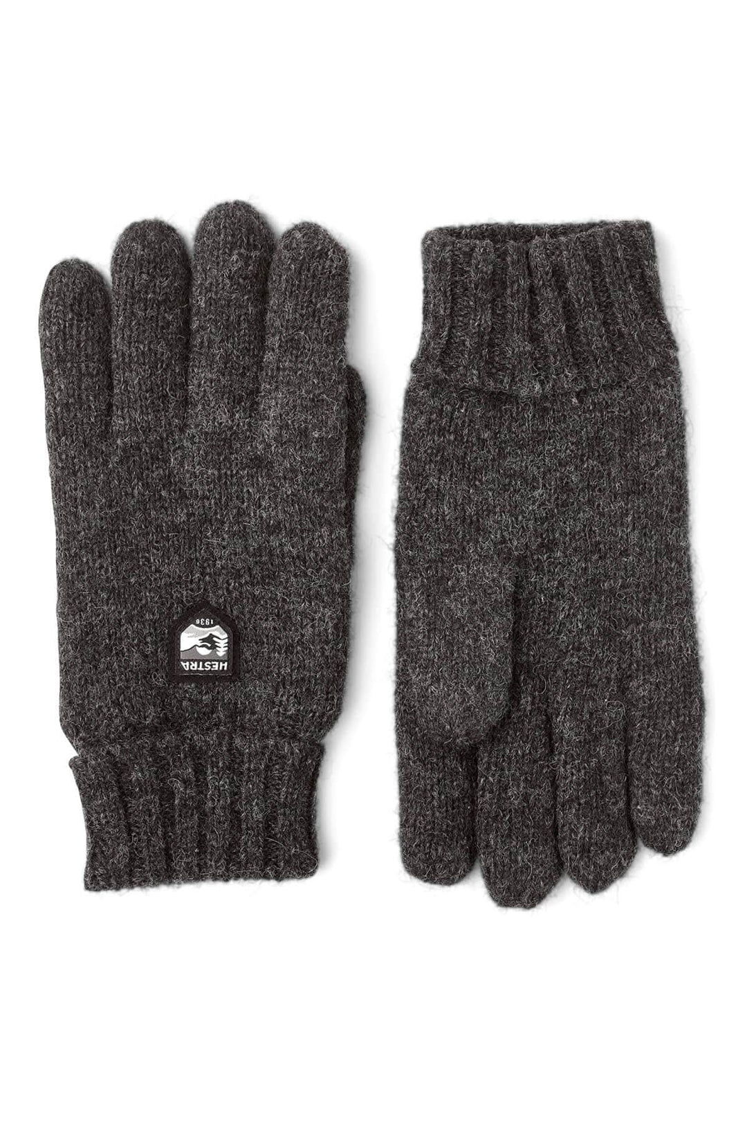 Gant en laine Shetland gris foncé, doublé Thinsulate, isolant respirant et résistant à l&