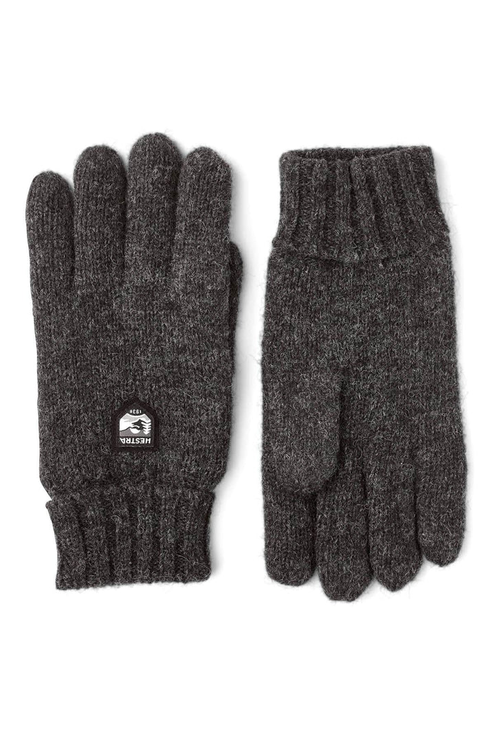 Gant en laine Shetland gris foncé, doublé Thinsulate, isolant respirant et résistant à l&