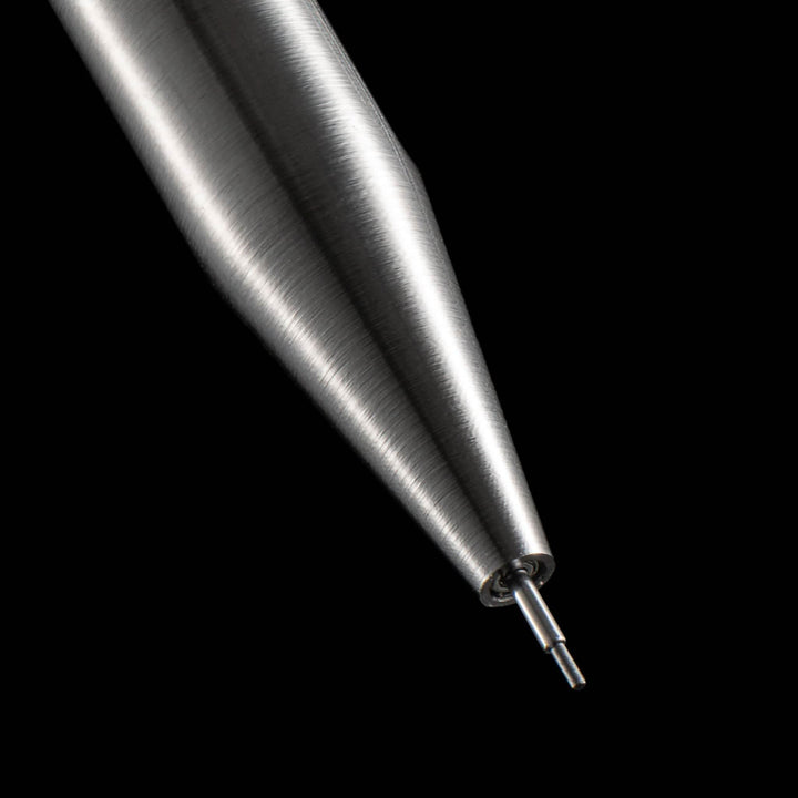 Stylo Modern Fuel en acier inoxydable, design élégant avec une pointe fine, idéale pour une écriture précise.