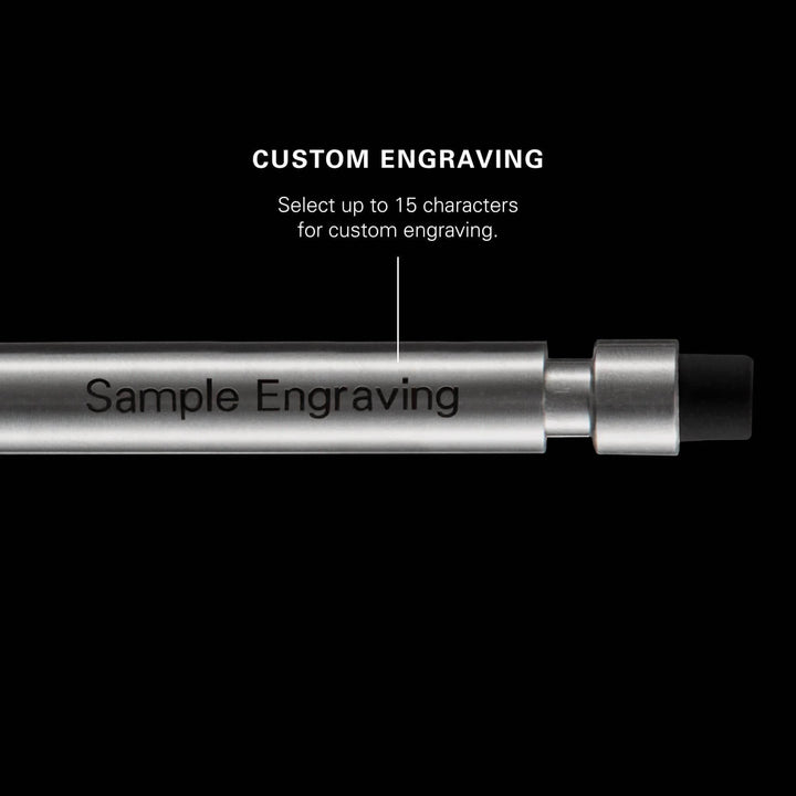 Crayon Modern Fuel avec gravure personnalisée, montre l&