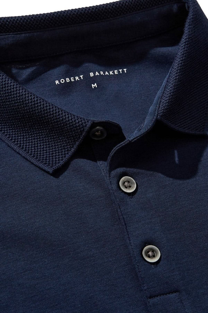Polo Georgia Robert Barakett, col en maille nid d&