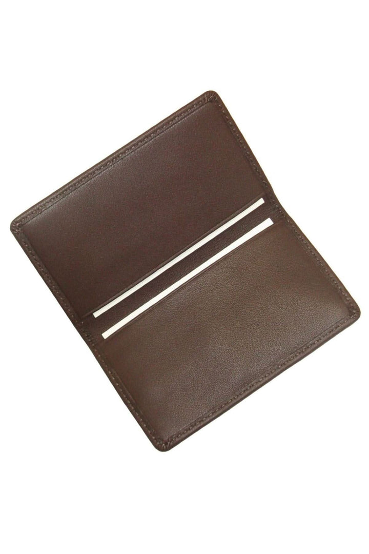 Porte-cartes en cuir Nappa, double face, pouvant contenir jusqu&