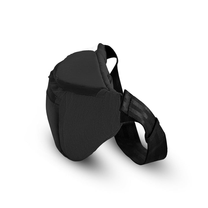 Sac à bandoulière recyclé PKG Bremner noir, idéal pour excursions et shopping, résistant à l&
